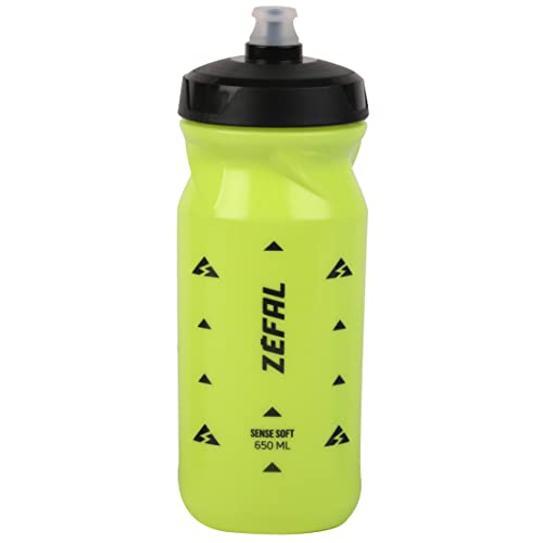 Zéfal Sense Soft 65 Wasserflasche, Neongelb, 650 ml von Zéfal