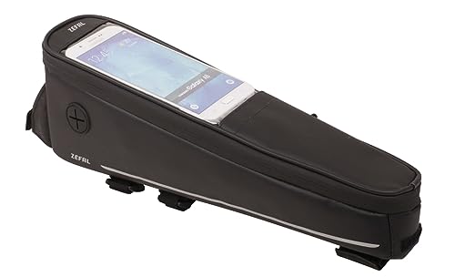 Zéfal Unisex – Erwachsene Oberrohrtasche Console Pack T3 schwarz, 350x95x110mm, 1,8 ltr. (1 Stück), Universal von Zéfal