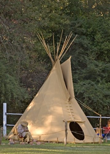 Ø 5m Tipi Indianerzelt Wigwam Indianer Zelt Sioux Style von Zelte-Max