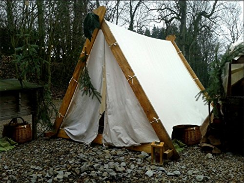 Wikingerzelt Reenactment Keilzelt Mittelalter Wikinger Zelt LARP Viking Tent von Zelte-Max