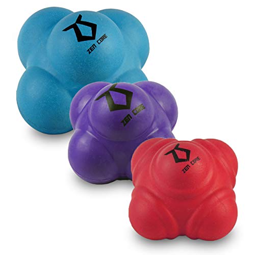 Zen Core Reactionball Original - Reaktionsball zum Trainieren der Reaktionsschnelligkeit, Hand-Augen-Koordination, Geschwindigkeit, Beweglichkeit von Zen Core