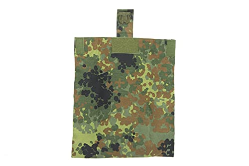 Zentauron Abwurfsack MOLLE 30 x 35 cm, 5 Liter Faltbare Dump Pouch aus Cordura Empty Shell Pouch mit Molle-System, Molle-Tasche taktisches Ausrüstung von Zentauron