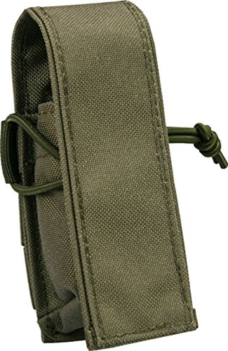 Zentauron Multi Magazintasche Pistole Molle-Tasche für doppelreihige Pistolen Magazine Glock Sig-Sauer HK, Single Magazintasche 9mm von Zentauron