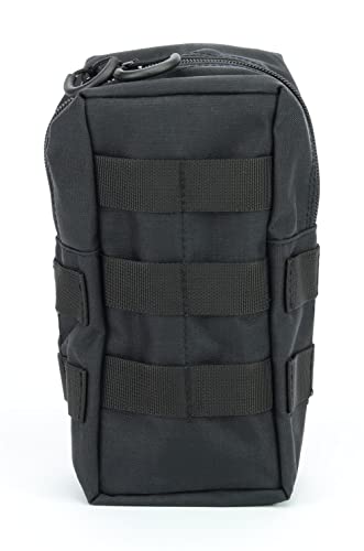 Zentauron Reißverschlusstasche Small mit MOLLE-System I BW-Tasche, Rucksack Zusatztasche aus Cordura von Zentauron