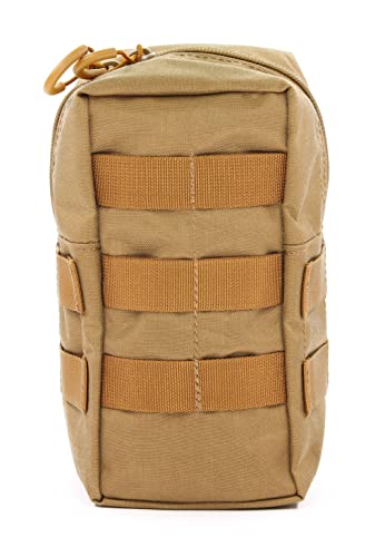 Zentauron Reißverschlusstasche Small mit MOLLE-System I BW-Tasche, Rucksack Zusatztasche aus Cordura von Zentauron