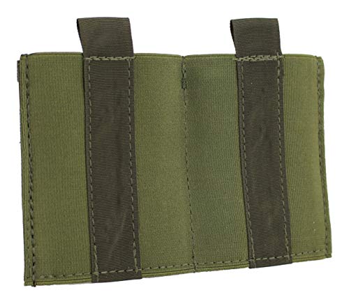 Zentauron Rubber Pouch Rifle Double Magazintasche für Verschiedene Magzine Molle Kompatibel für Taktische Ausrüstung Plattenträger Schutzweste von Zentauron