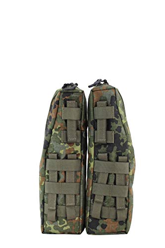 Zentauron Sprinter Pack Seitentaschen Rucksack Seitentaschen mit je 1 Liter Volumen 2 Liter Gesamtvolumen von Zentauron