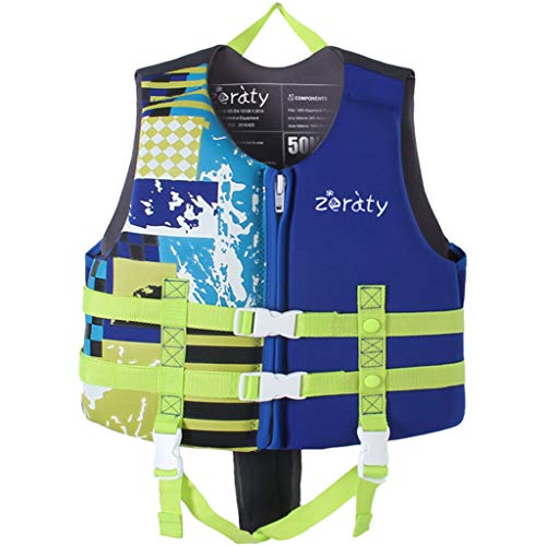 Zeraty Kinder Schwimmweste Schwimmen Jacke für Kleinkinder mit Einstellbare Sicherheits Straps Alter 1-9 Jahre / 22-50 lbs von Zeraty