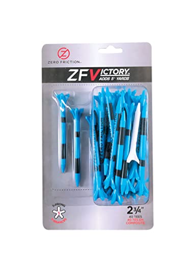 Zero Friction Unisex-Adult ZV10000 Golftees, Blau, Einheitsgröße von Zero Friction