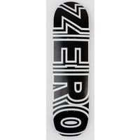 Zero Bold Black 8.5" Skateboard Deck black white von Zero