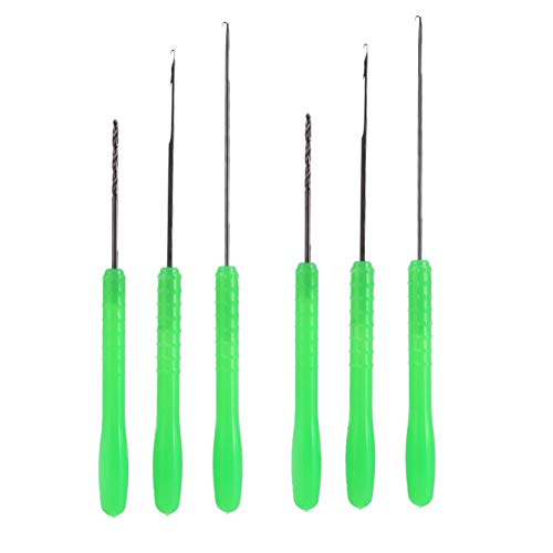 6 PCS Angeln Köder Nadel Werkzeug Set Fischerei Nadel Köderwerkzeuge Angelgerät Zubehör Köder Boilie Drill Stringer Nadel für Herstellung von Rigs von Zerone