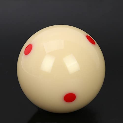 Zerone 5,72 cm Dot Spot Poolball Billard Trainingsball für Kinder und Erwachsene (Weiß) von Zerone