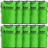 Zeus 10er-Pack Trainingsleibchen Neon Grün von Zeus