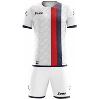 Zeus Icon Teamwear Set Trikot mit Shorts weiß navy von Zeus