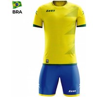 Zeus Mundial Teamwear Set Trikot mit Shorts gelb grün royal von Zeus
