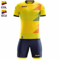 Zeus Mundial Teamwear Set Trikot mit Shorts gelb royal rot von Zeus
