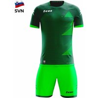 Zeus Mundial Teamwear Set Trikot mit Shorts grün neon von Zeus