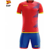 Zeus Mundial Teamwear Set Trikot mit Shorts rot gelb von Zeus