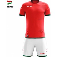 Zeus Mundial Teamwear Set Trikot mit Shorts rot weiß von Zeus