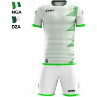 Zeus Mundial Teamwear Set Trikot mit Shorts weiß grün von Zeus