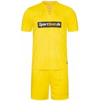 Zeus x Sportspar.de Legend Fußball Set Trikot mit Shorts gelb von Zeus