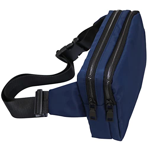 Bauchtasche Gürteltasche für Herren und Damen Mode Hüfttaschen mit Verstellbarem Schnallenriemen für Hundespaziergang Laufen Wandern Joggen - Blau von ZhaoCo