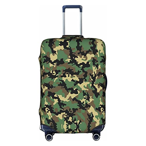 Zhengjia Cry Rabbit Reisegepäckhülle, Koffer-Schutztasche, passend für 45,7 - 81,3 cm Gepäck, camouflage, XL von Zhengjia