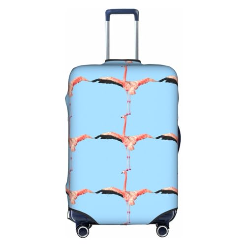 Zhengjia Fahrrad-Reisegepäckhülle, Koffer-Schutztasche, passend für 45,7 - 81,3 cm große Gepäckstücke, Flamingo, M von Zhengjia
