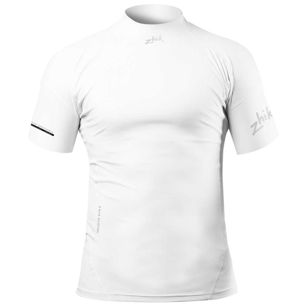 Zhik Eco Spandex Short Sleeve T-shirt Weiß M Mann von Zhik