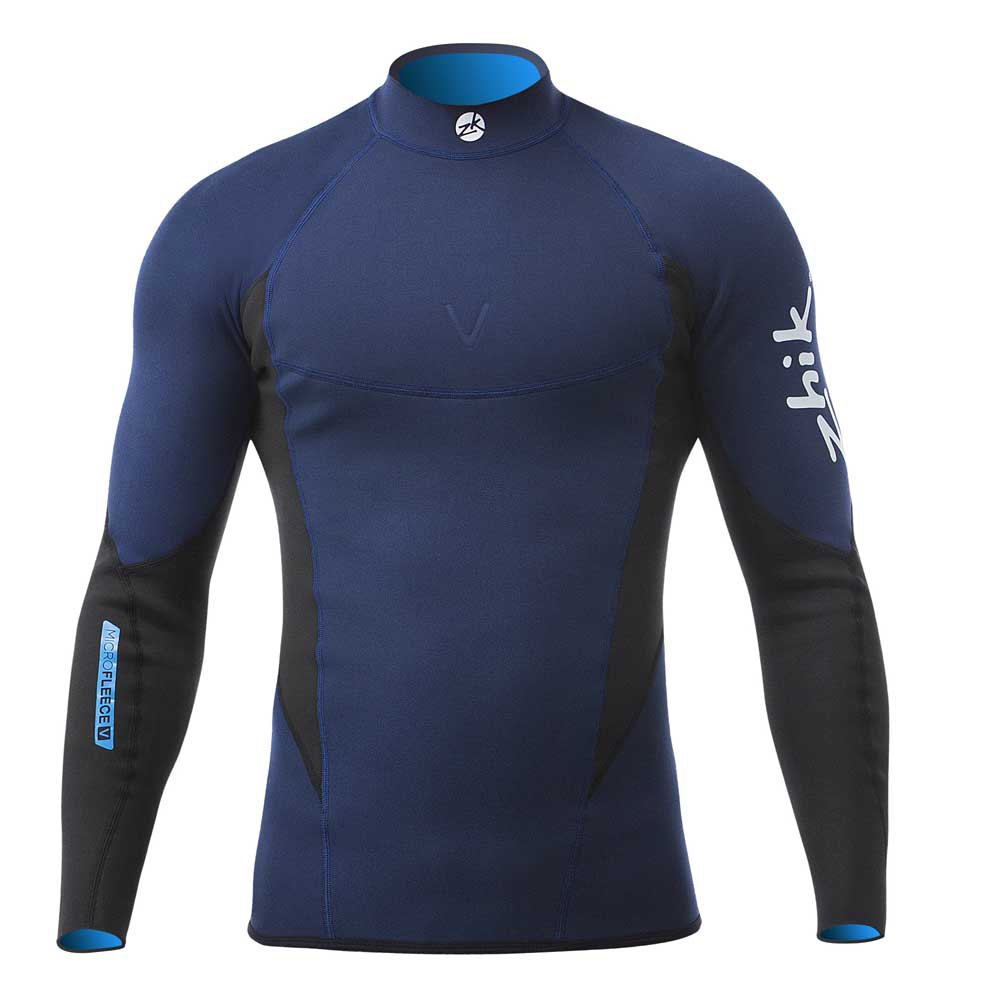 Zhik Microfleece™ V Neoprene Long Sleeve T-shirt Blau M Mann von Zhik