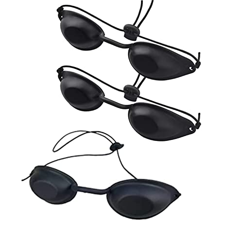 Zhjuju Solarium Brille,3 Stück UV Schutzbrille Verwendet UV-Schutz Sonnenbank Beauty Patienten Sonnenbrille Zuverlässigen Solarium Schutzbrille für Schönheitsklinik. von Zhjuju
