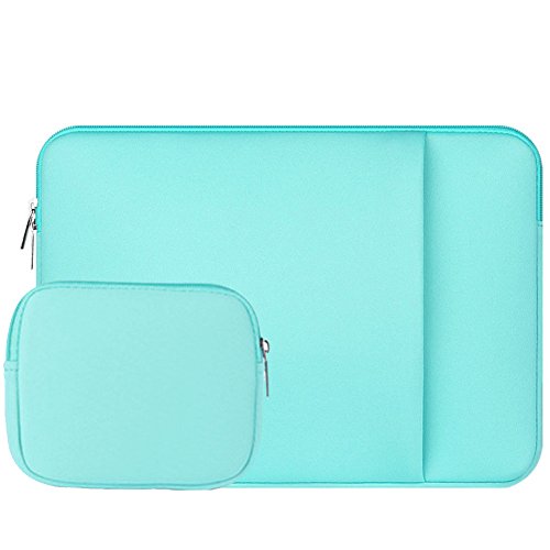 15.6 Zoll Polyester-Gewebe Tragen Stoßfest Wasserdicht Laptoptasche Notebooktasche Notebook Schutzhülse für/Notebook Computer/Ultrabooks,Grün2 von ZiXing