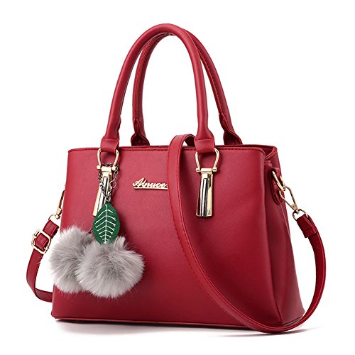 ZiXing Modetrend Handtaschen Schulter diagonal Tasche beiläufige Handtaschen Frauen Handtasche Rot von ZiXing