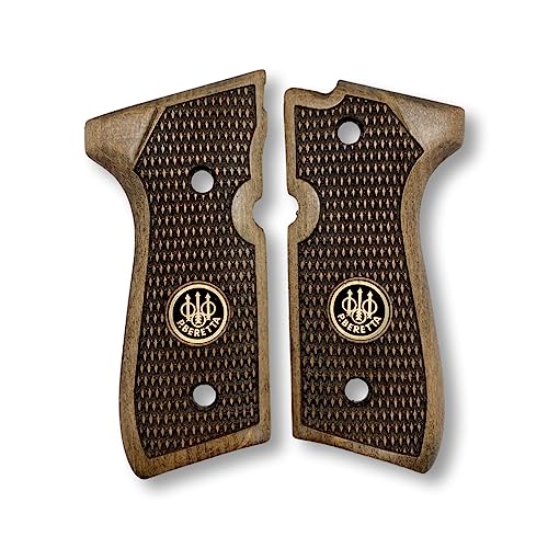 ZIB GRIPS für für Beretta 92-F Griffe, Pistolengriff, handgefertigt aus Walnussholzgriffen (ZIB-042) von Zib Grips