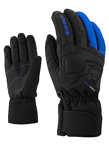 Ziener Herren GLYXUS Ski-Handschuhe/Wintersport | wasserdicht atmungsaktiv, persian blue, 6,5 von Ziener