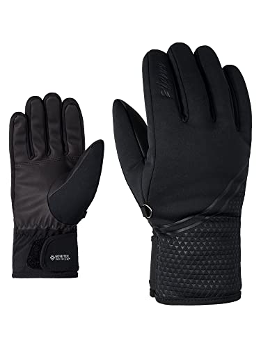 Ziener Damen Kanta GTX INF Ski-Handschuhe/Wintersport | Atmungsaktiv, Warm, Winddicht, Soft-Shell, Black, 6,5 von Ziener
