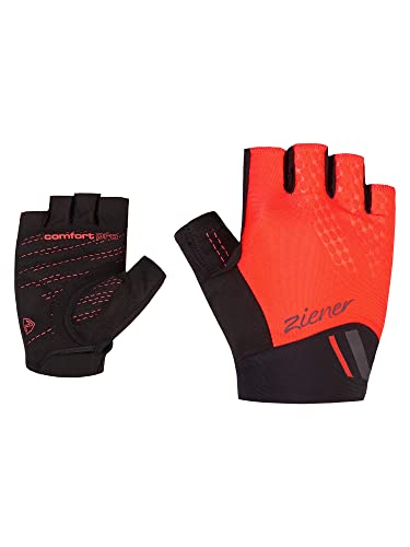 Ziener Damen CAITILIN Fahrrad-/Mountainbike-/Radsport-Handschuhe | Kurzfinger - atmungsaktiv/dämpfend, Signal Peach, 8,5 von Ziener