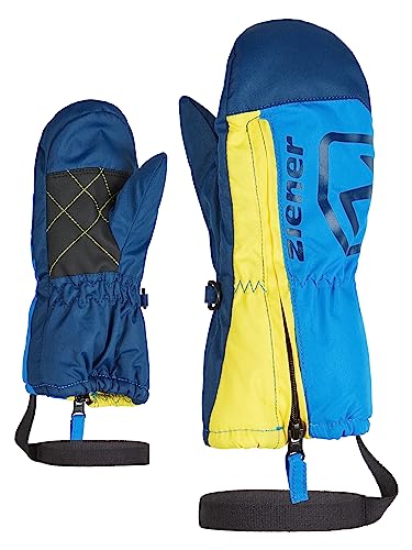 Ziener Baby Leon Ski-Handschuhe/Wintersport | atmungsaktiv Leash, persian blue, 80cm von Ziener