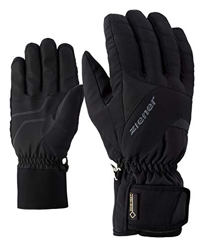 Ziener Erwachsene GUFFERT GTX Glove Alpine Ski-Handschuhe/Wintersport | Wasserdicht, Atmungsaktiv, Black, 6.5 von Ziener