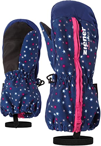 Ziener Baby LANGELO AS MINIS glove Ski-handschuhe / Wintersport | wasserdicht, atmungsaktiv, , snowflake print (snowflake print), 86cm von Ziener