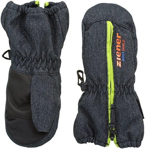 Ziener Baby LANGELO AS MINIS glove Ski-handschuhe / Wintersport | wasserdicht, atmungsaktiv, denim (denim), 92cm von Ziener