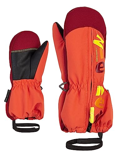 Ziener Baby LANGELO Ski-Handschuhe/Wintersport | wasserdicht atmungsaktiv, burnt orange, 80cm von Ziener