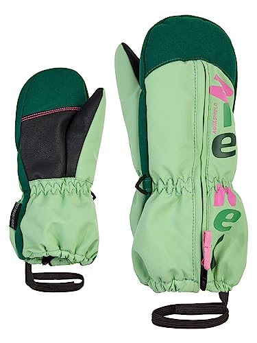 Ziener Baby LANGELO Ski-Handschuhe/Wintersport | wasserdicht atmungsaktiv, pastel green, 110 von Ziener