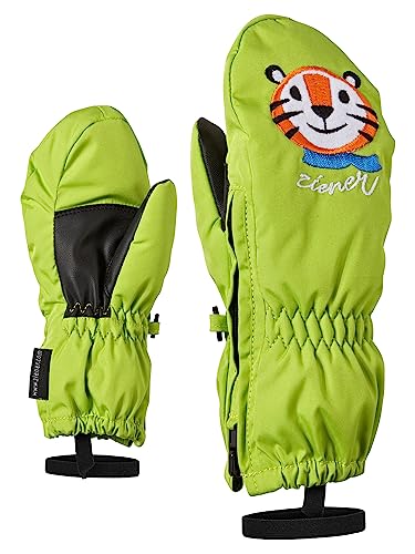 Ziener Baby LE ZOO MINIS glove Ski-handschuhe / Wintersport |warm, atmungsaktiv, grün (lime green), 104 von Ziener