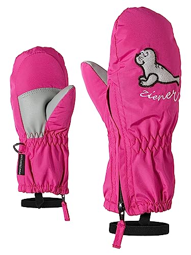 Ziener Baby LE ZOO MINIS glove Ski-handschuhe / Wintersport |warm, atmungsaktiv, rosa (pop pink), 104 von Ziener