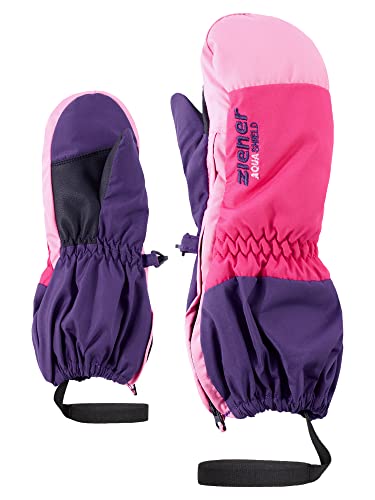 Ziener Kinder LEVI Ski-Handschuhe/Wintersport | wasserdicht atmungsaktiv, dark purple, 104 von Ziener