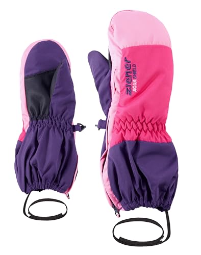 Ziener Kinder LEVI Ski-Handschuhe/Wintersport | wasserdicht atmungsaktiv, dark purple, 92cm von Ziener