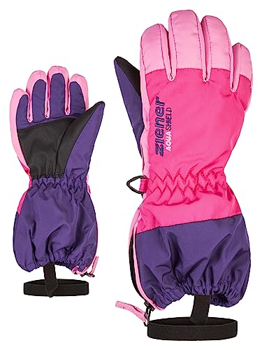 Ziener Baby LEVIO AS Minis glove Ski-Handschuhe/Wintersport | wasserdicht, atmungsaktiv, Dark Purple, 128 von Ziener