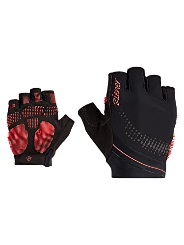 Ziener Damen COKKO Fahrrad/Mountainbike/Radsport-Handschuhe | Kurzfinger - atmungsaktiv,dämpfend, Black, 6 von Ziener