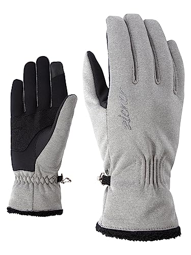Ziener Damen IBRANA TOUCH LADY glove multisport Freizeit- / Funktions- / Outdoor-Handschuhe | winddicht, atmungsaktiv, grau (grey melange), 7 von Ziener